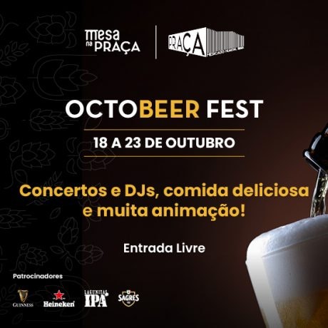 Concerts, DJs, Happy Hours, Arts Market, Flash Tattoos and Beard Styling mark the return of the Octobeer Fest to Braga Municipal Market