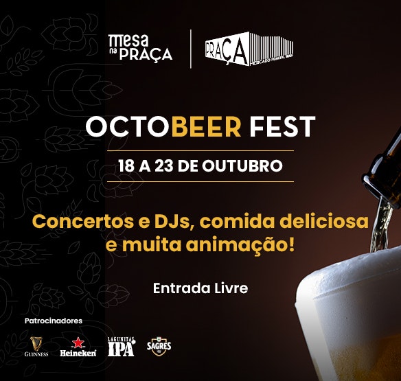 Concerts, DJs, Happy Hours, Arts Market, Flash Tattoos and Beard Styling mark the return of the Octobeer Fest to Braga Municipal Market