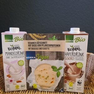 Vegane Produkte von Edeka im ALEXA Berlin